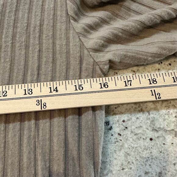 Chaser Women's  collared dress Long Sleeve Button Down tan Size S - Picture 7 of 9